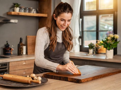 Küchenbrett einölen