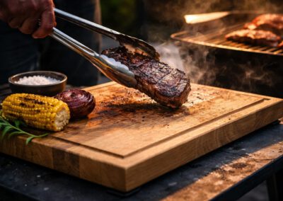 BBQ Schneidebrett Eiche