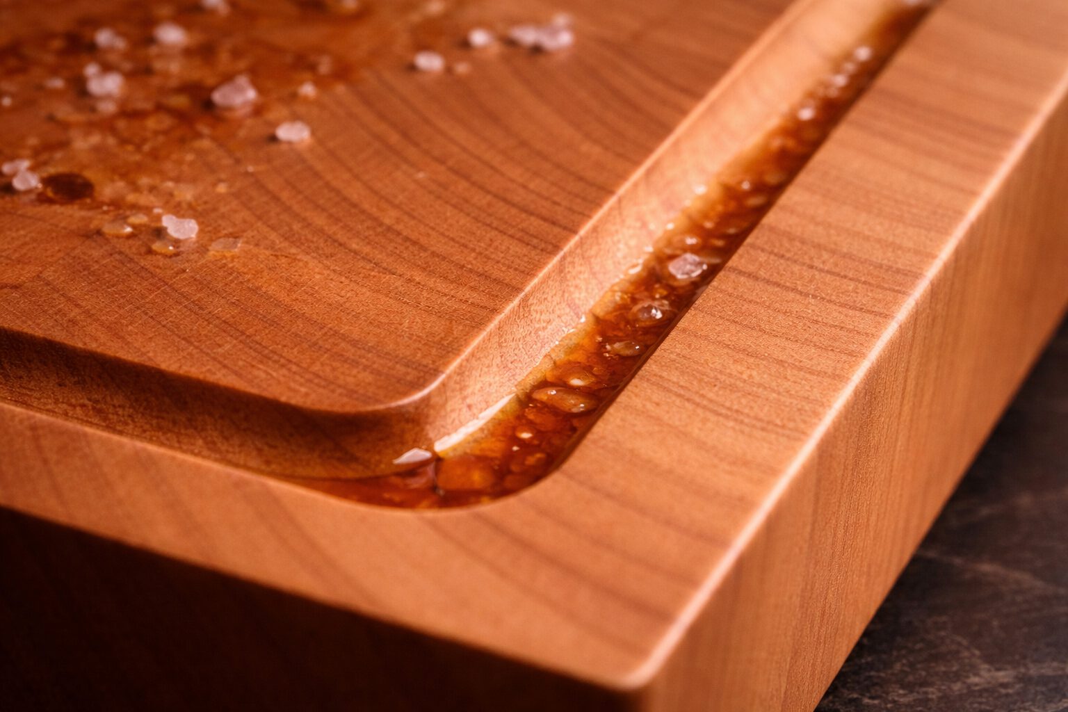 Schneidbrett.Kirsche-Stirnholz-Szene-05 Stirnholz Schneidebrett Kirsche