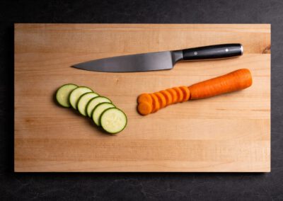 Schneidebrett Ahorn Draufsicht