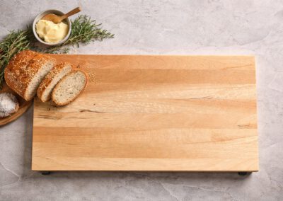 skandinavisches Schneidebrett Birke Draufsicht