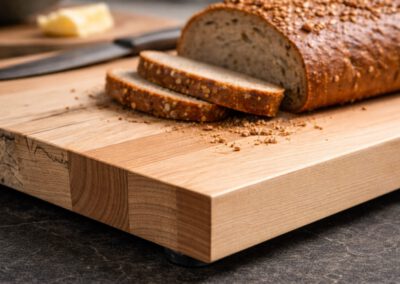 skandinavisches Schneidebrett Birke Detailansicht