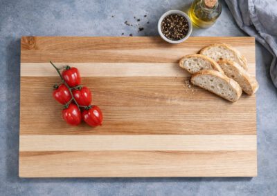 Schneidebrett Esche Draufsicht