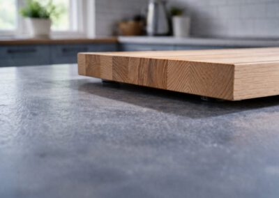 Schneidebrett Esche mit Füßchen