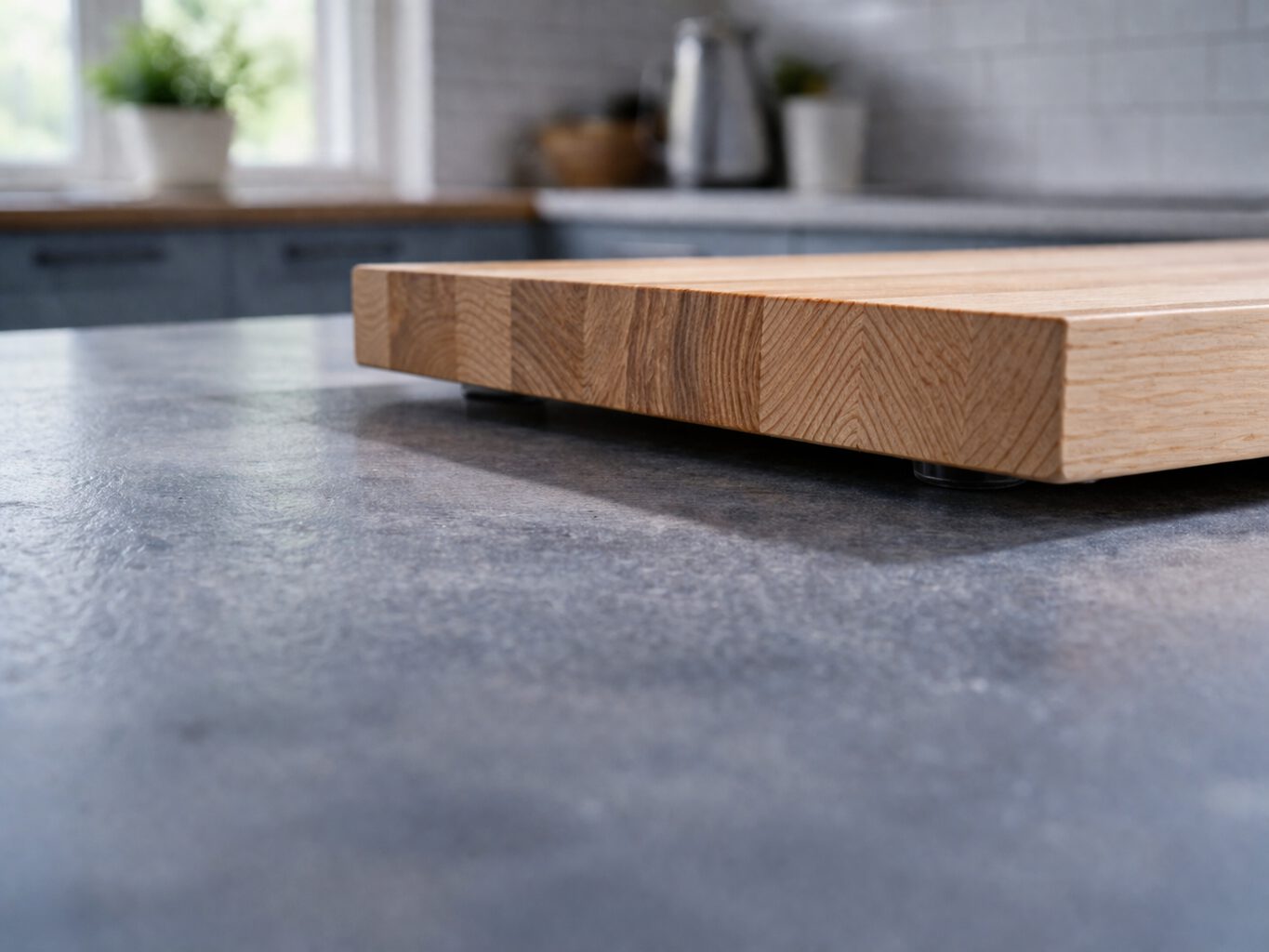 Schneidebrett Esche mit Füßchen