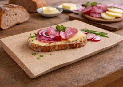 Vesperbrett Massivholz Esche