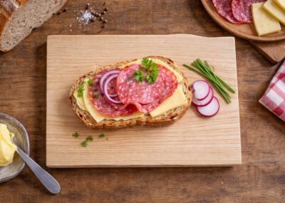 Vesperbrett Massivholz Esche