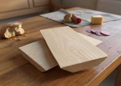 Vesperbrett Massivholz Esche